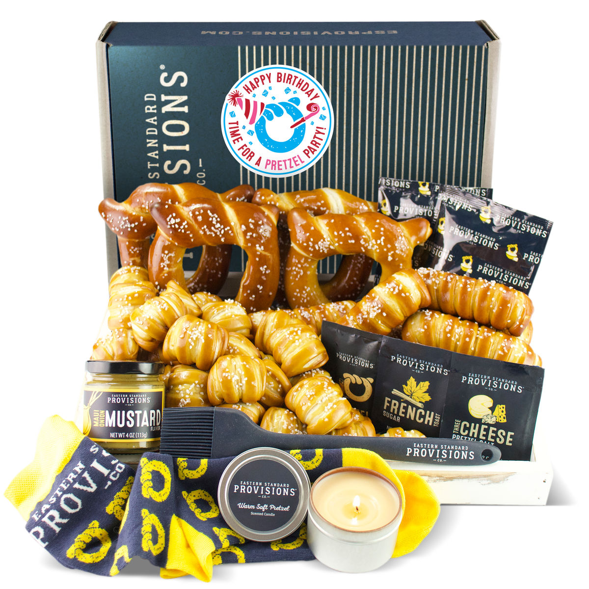 Soft Pretzel Lovers Variety Box - Happy Birthday
