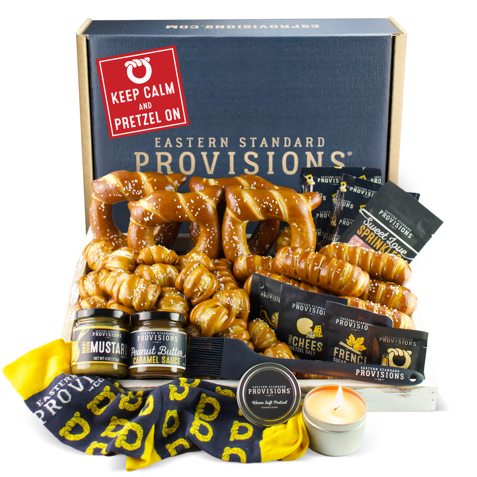 SOFT PRETZEL LOVERS VARIETY BOX - Keep Calm & Pretzel On