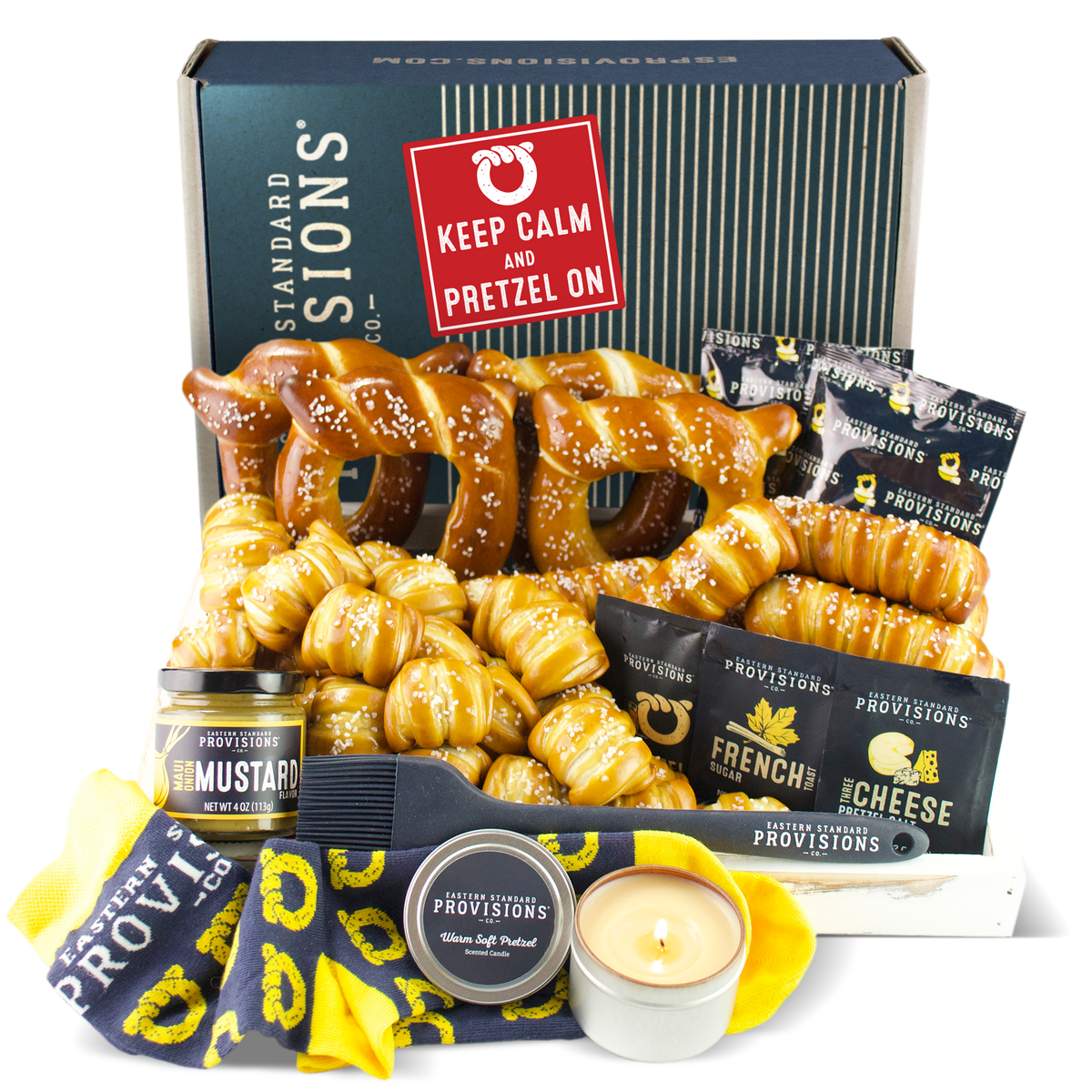 Soft Pretzel Lovers Variety Box - Keep Calm & Pretzel On