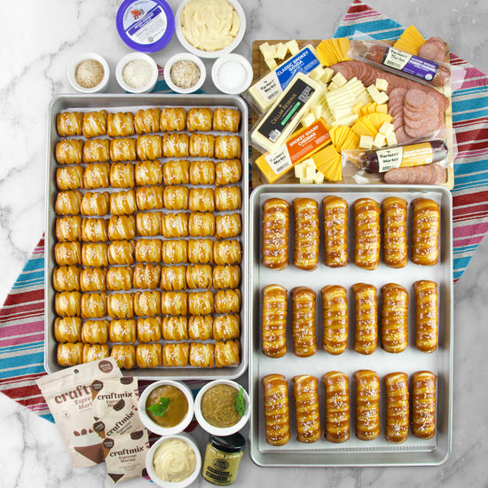 SOFT PRETZEL CHARCUTERIE BOX - Happy Birthday