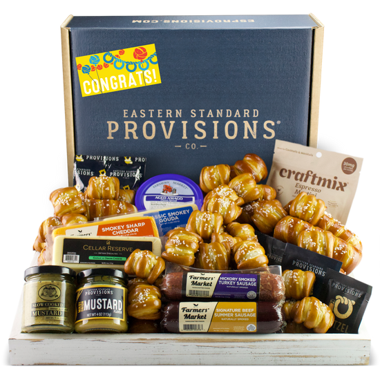 SOFT PRETZEL CHARCUTERIE BOX - Congratulations