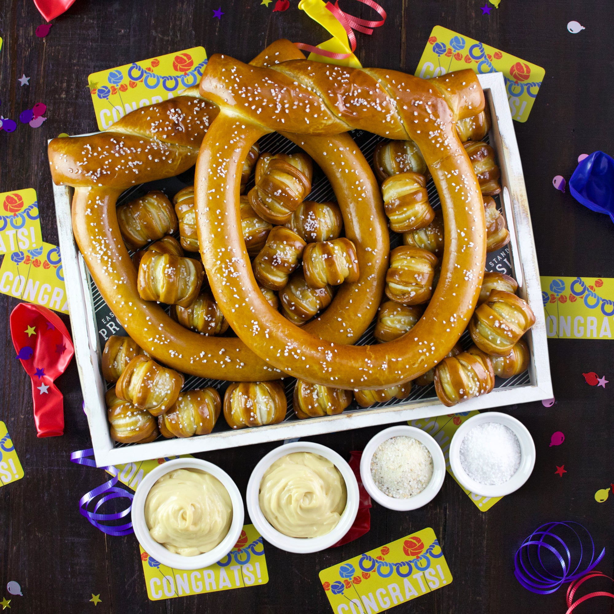 Topknot XL Signature Soft Pretzel Box - Congratulations