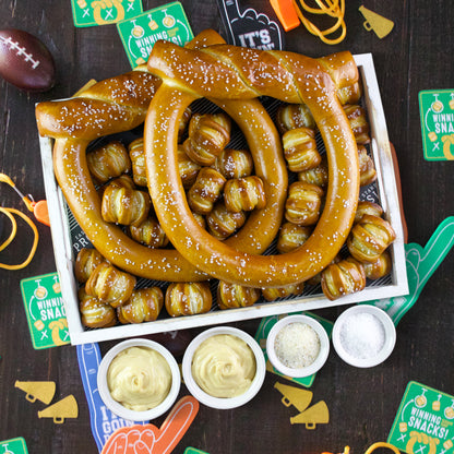Topknot XL Signature Soft Pretzel Box - Game Day
