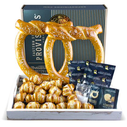 Topknot XL Signature Soft Pretzel Box - Happy Holidays