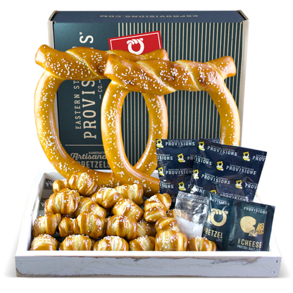 Topknot XL Signature Soft Pretzel Box - Keep Calm & Pretzel On