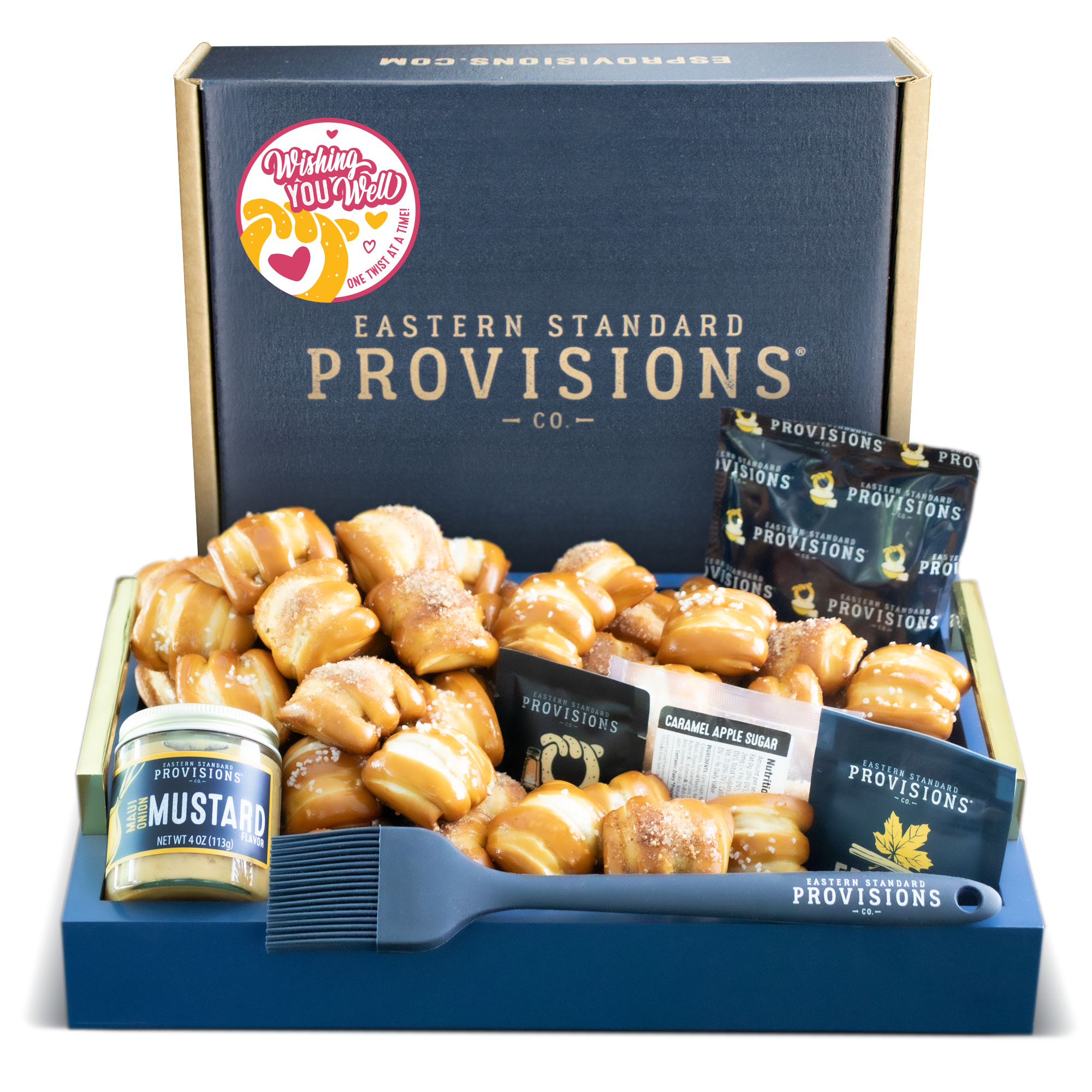 Bonus Edition One-Timer Bites Soft Pretzel Box - Well Wishes