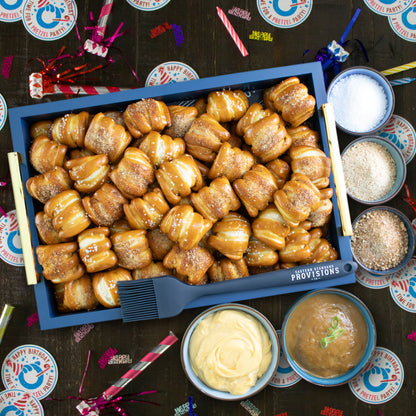 Bonus Edition One-Timer Bites Soft Pretzel Box - Happy Birthday