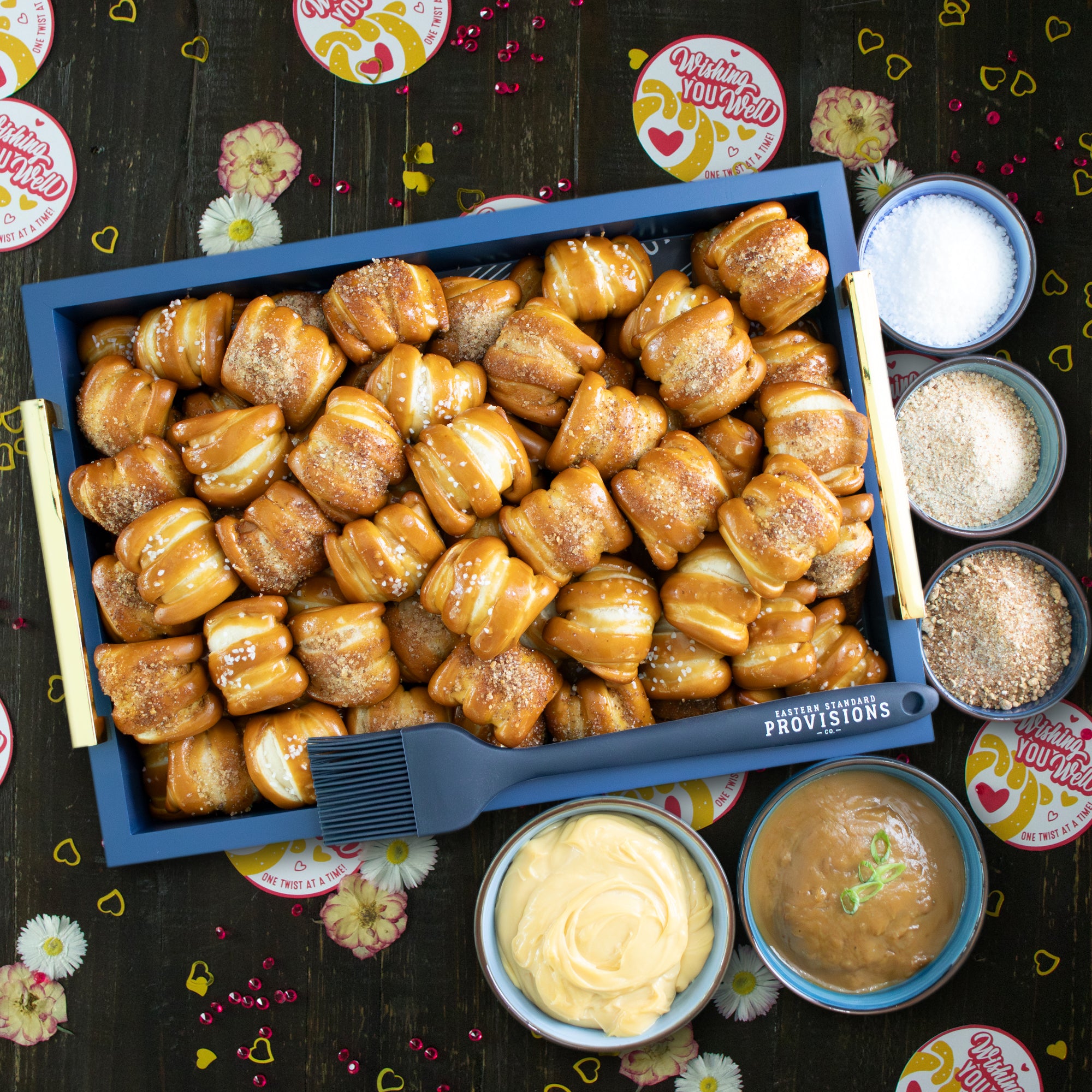 Bonus Edition One-Timer Bites Soft Pretzel Box - Well Wishes
