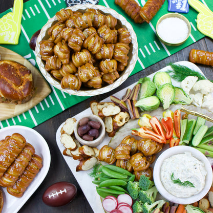 SOFT PRETZELS & SAUCES VARIETY BOX - Game Day