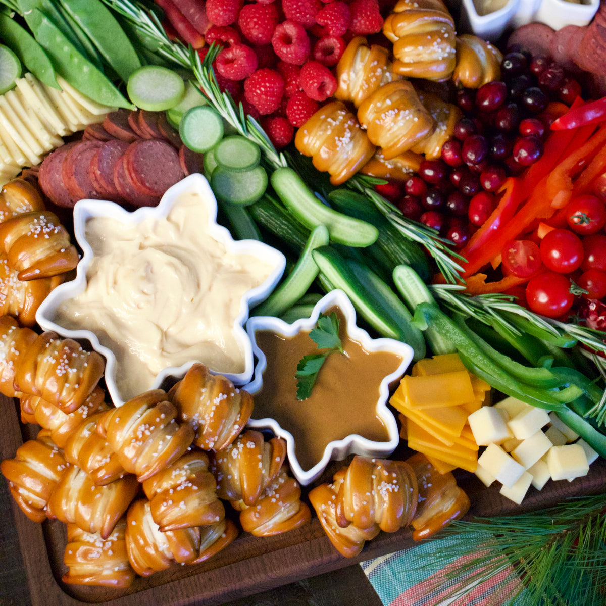 Topknot XL Signature Soft Pretzel Box - Happy Holidays