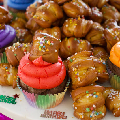 Bonus Edition One-Timer Bites Soft Pretzel Box - Happy Birthday