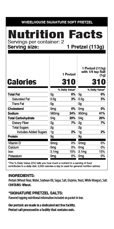 Wheelhouse Signature Soft Pretzels - Eastern Standard Provisions